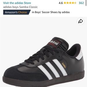 Adidas Kids Samba soccer shoes size 9.5